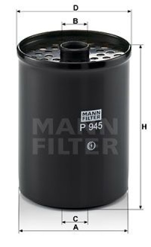 Filtr paliwa MANN-FILTER P945X