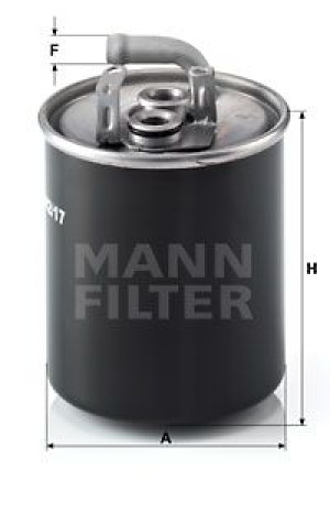 Filtr paliwa MANN-FILTER WK842/17 WK84217