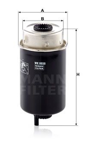 Filtr paliwa MANN-FILTER WK8038