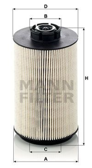 Filtr paliwa MANN-FILTER PU1058X