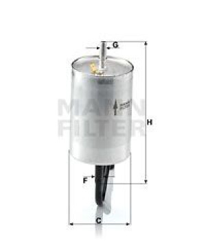 Filtr paliwa MANN-FILTER WK832/1 WK8321
