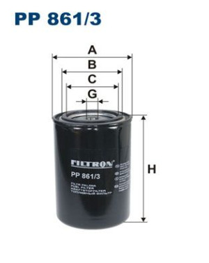 Filtr paliwa FILTRON PP861/3 WDK9405