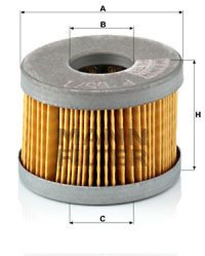 Filtr paliwa MANN-FILTER P65/1X P651X