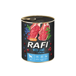 DOLINA NOTECI RAFI karma mokra z jagnięciną dla psa 800g