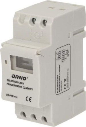 Orno Elektroniczny Programator Na Szynę Or-pre-414