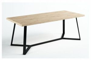 Stół dębowy loft industrial salon 220x90 dąb