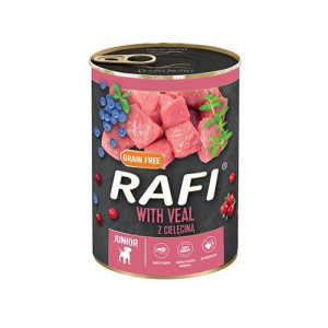 DOLINA NOTECI RAFI junior karma mokra z cielęciną 400g