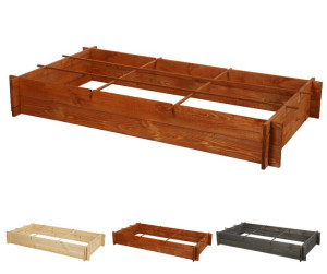Drewniana grządka ogrodowa Warzywnik podwyższany ZP05 /80x148 cm/ Brązowa