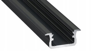 Profil Do Led Lumines Czarny Aluminium Z Kloszem