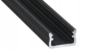 Profil Do Led Lumines Czarny Aluminium Z Kloszem