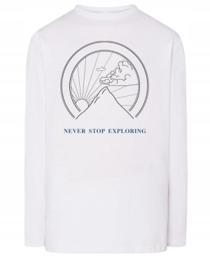 Longsleeve męski nadruk GÓRY PRZYGODA r.4XL