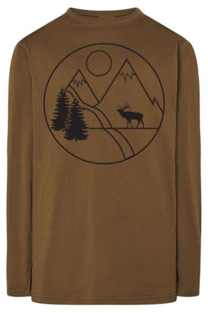 Longsleeve męski nadruk Góry Łoś r.XL