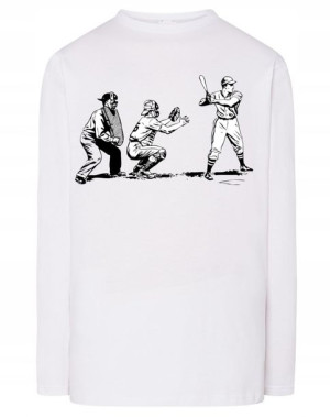 Longsleeve męski nadruk Gra Sport BASEBALL r.4XL