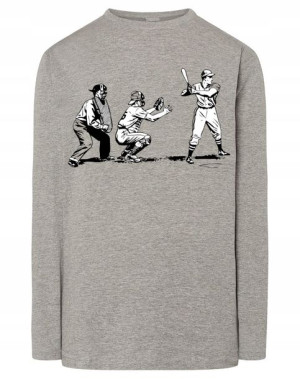 Longsleeve męski nadruk Gra Sport BASEBALL r.M