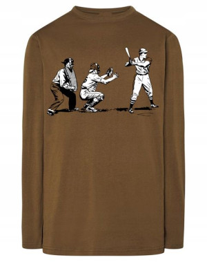 Longsleeve męski nadruk Gra Sport BASEBALL r.XS
