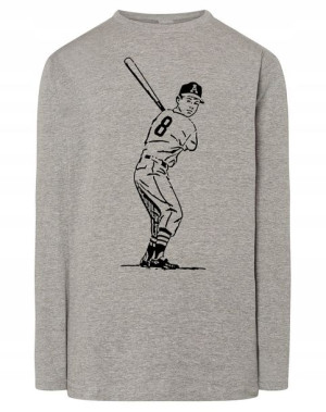 Longsleeve męski nadruk GRACZ BASEBALL r.5XL