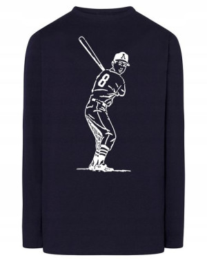 Longsleeve męski nadruk GRACZ BASEBALL r.S