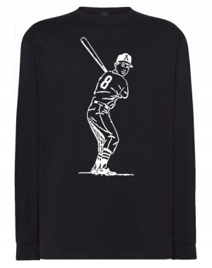 Longsleeve męski nadruk GRACZ BASEBALL r.XL