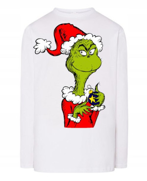Longsleeve męski nadruk Grinch Święta Rozm.XXL