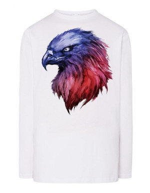 Longsleeve męski nadruk głowa ORZEŁ r.5XL
