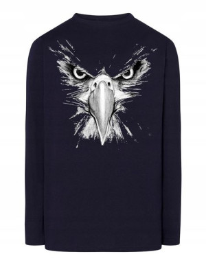 Longsleeve męski nadruk GŁOWA ORZEŁ r.5XL