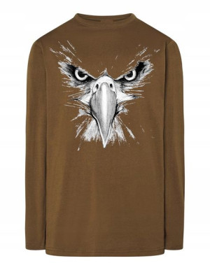 Longsleeve męski nadruk GŁOWA ORZEŁ r.XS
