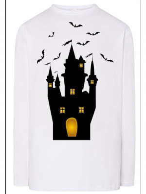Longsleeve męski nadruk Halloween Rozm.XS
