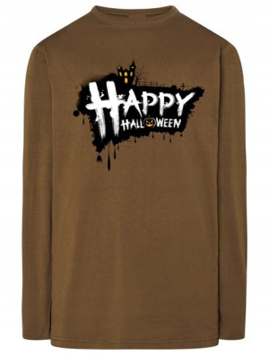 Longsleeve męski nadruk Happy Halloween Rozm.4XL