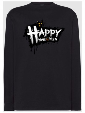 Longsleeve męski nadruk Happy Halloween Rozm.L