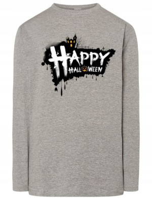 Longsleeve męski nadruk Happy Halloween Rozm.S
