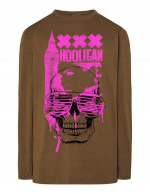 Longsleeve męski nadruk HOOLIGAN r.S