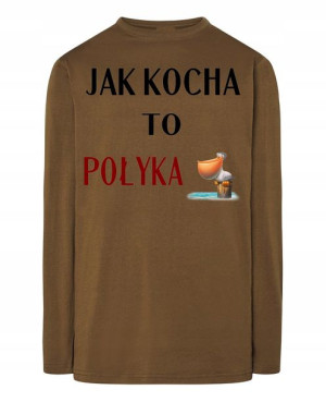 Longsleeve męski nadruk Jak Kocha Rozm.S