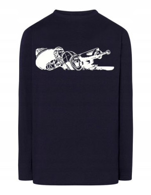 Longsleeve męski nadruk KARABIN DZIAŁKO r.M
