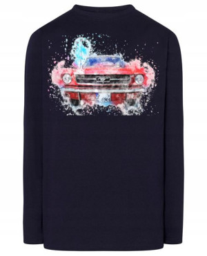 Longsleeve męski nadruk klasyk Mustang r.XL