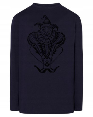 Longsleeve męski nadruk KLAUN JOKER r.3XL