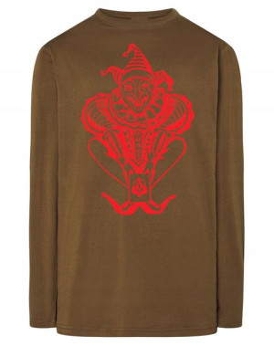 Longsleeve męski nadruk KLAUN JOKER r.L