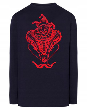 Longsleeve męski nadruk KLAUN JOKER r.M
