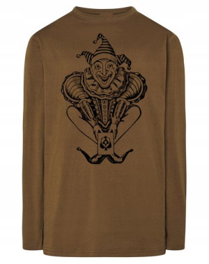 Longsleeve męski nadruk KLAUN JOKER r.XL