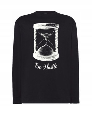 Longsleeve męski nadruk KLEPSYDRA Be Hustle r.4XL