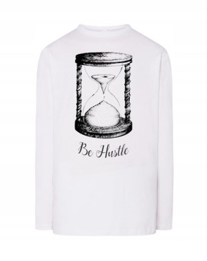 Longsleeve męski nadruk KLEPSYDRA Be Hustle r.S