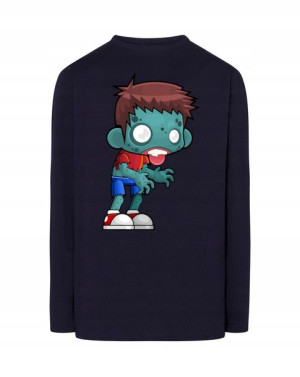 Longsleeve męski nadruk kolorowy ZOMBIE r.4XL