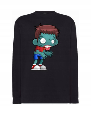 Longsleeve męski nadruk kolorowy ZOMBIE r.L