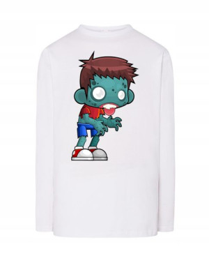 Longsleeve męski nadruk kolorowy ZOMBIE r.S