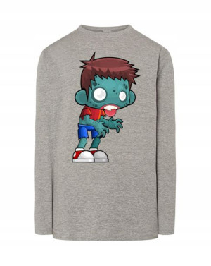 Longsleeve męski nadruk kolorowy ZOMBIE r.XL