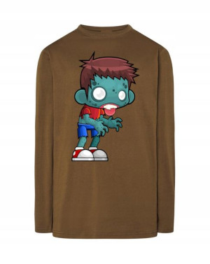 Longsleeve męski nadruk kolorowy ZOMBIE r.XXL