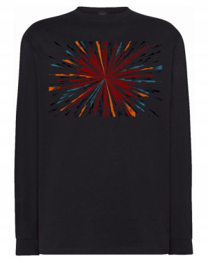 Longsleeve męski nadruk Kolory Abstrakcja r.S