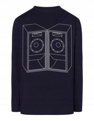 Longsleeve męski nadruk Kolumny Głośniki r.L