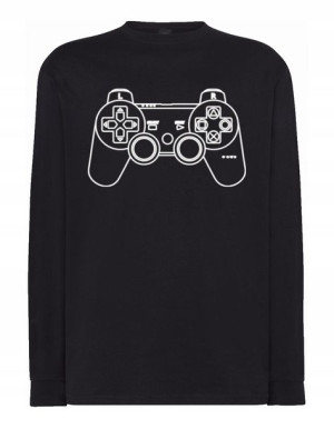 Longsleeve męski nadruk KONTROLER PAD r.4XL