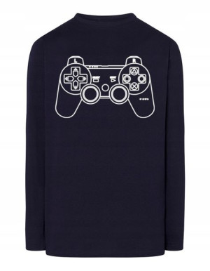 Longsleeve męski nadruk KONTROLER PAD r.L