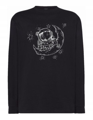 Longsleeve męski nadruk KOSMOS ASTRONAUTA r.XL